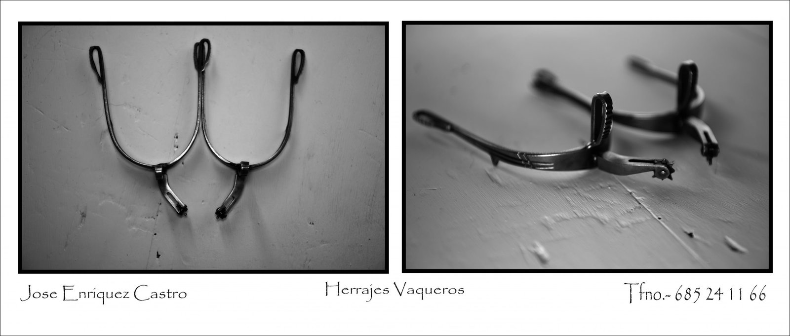 Espuelas hechas en fragua